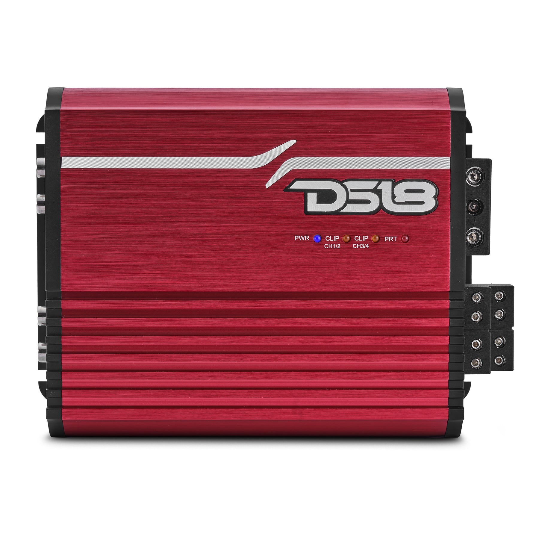 DS18 FRP-1.2K4/RD 1200W RMS 4-channel full-range amplifier - Red