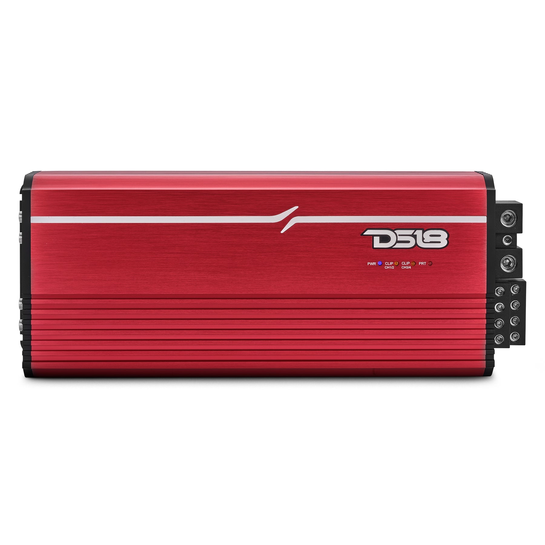 DS18 FRP-4K4/RD 4000W RMS 4-channel full-range amplifier - Red