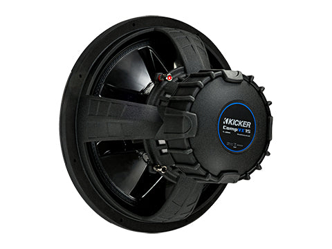 Kicker CompVX 15-inch subwoofer back view