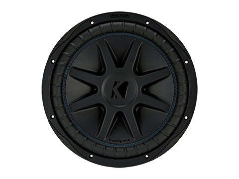 Kicker CompVX 12-inch subwoofer front view