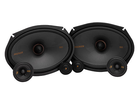KICKER 51KSS369 KS-Series 6x9-inch three-way component speaker system