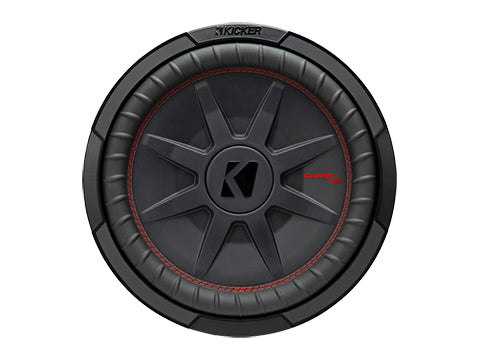 Kicker CompRT 12-Inch Shallow Subwoofer front view | SMS Car Audio