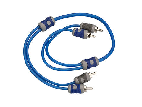 Kicker 46KI205 K-Series 0.5 meter 2-channel RCA interconnect