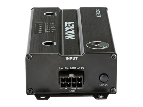 Kicker KEYLOC smart line-out converter input side view