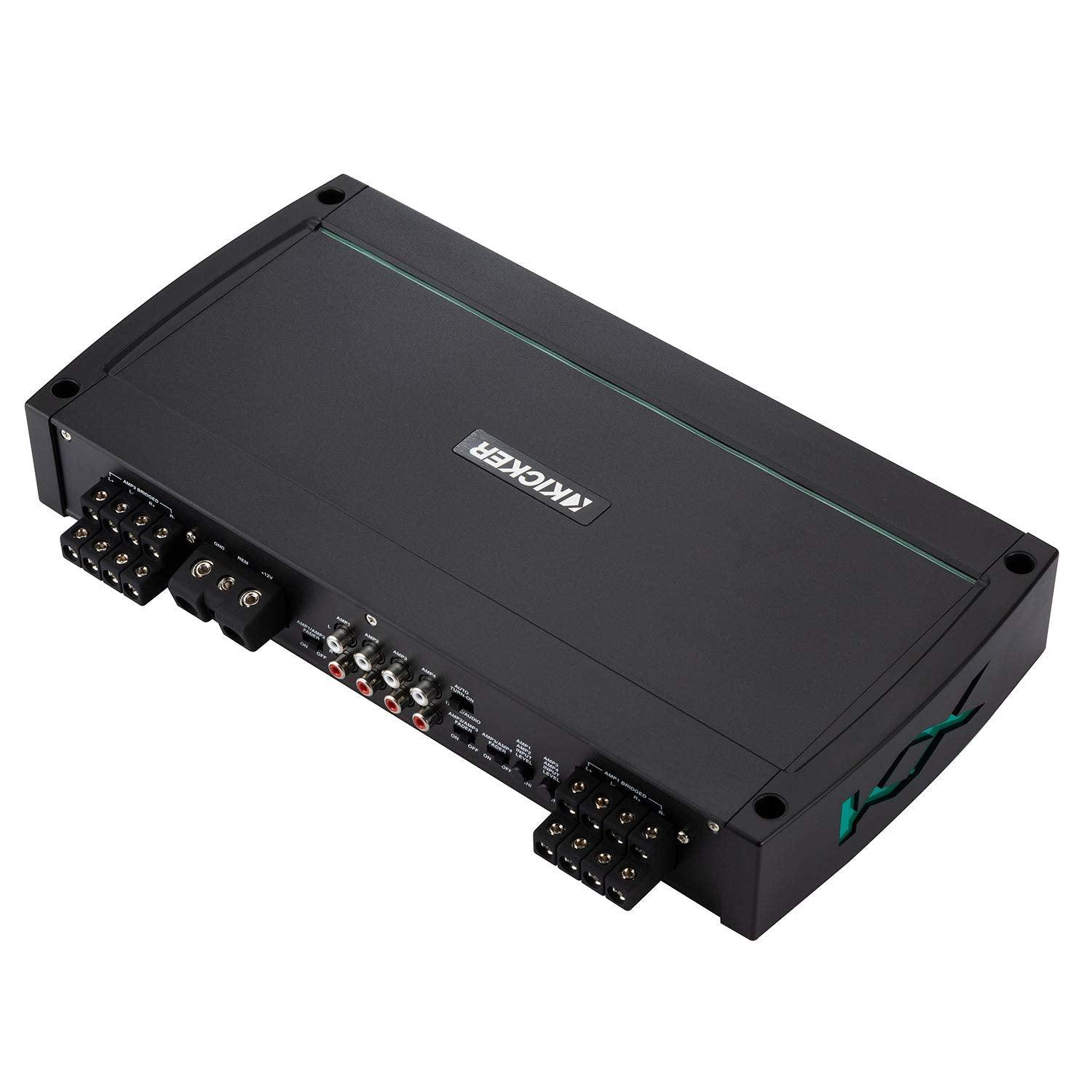 (B-STOCK) 48KXMA8008 KICKER KXMA800.8 800W RMS 8x100 8-Channel Marine Amplifier