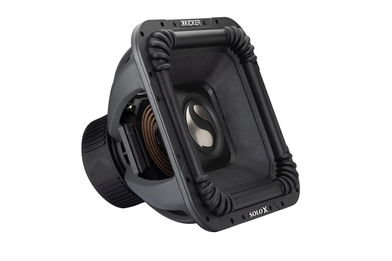 49L7X182 KICKER Solo-X 18" L7X High Excursion SPL Competition Square Subwoofer Sub 2000W RMS 2 Ohm DVC