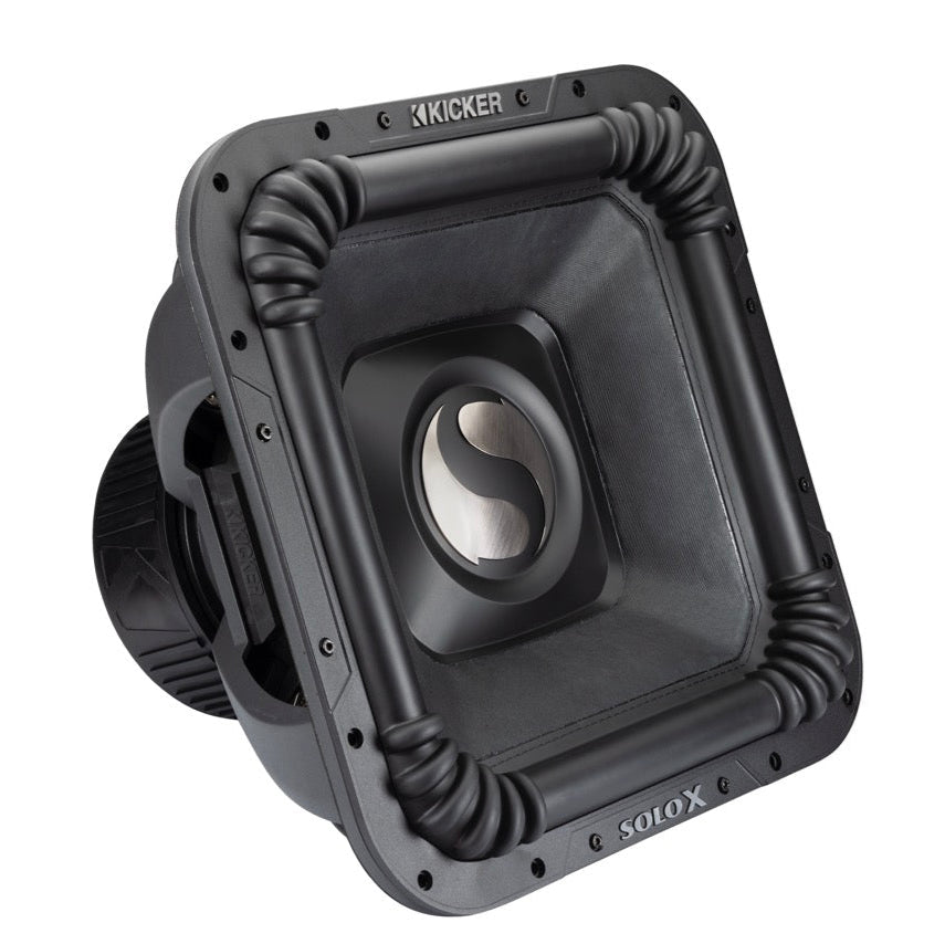 49L7X182 KICKER Solo-X 18" L7X High Excursion SPL Competition Square Subwoofer Sub 2000W RMS 2 Ohm DVC