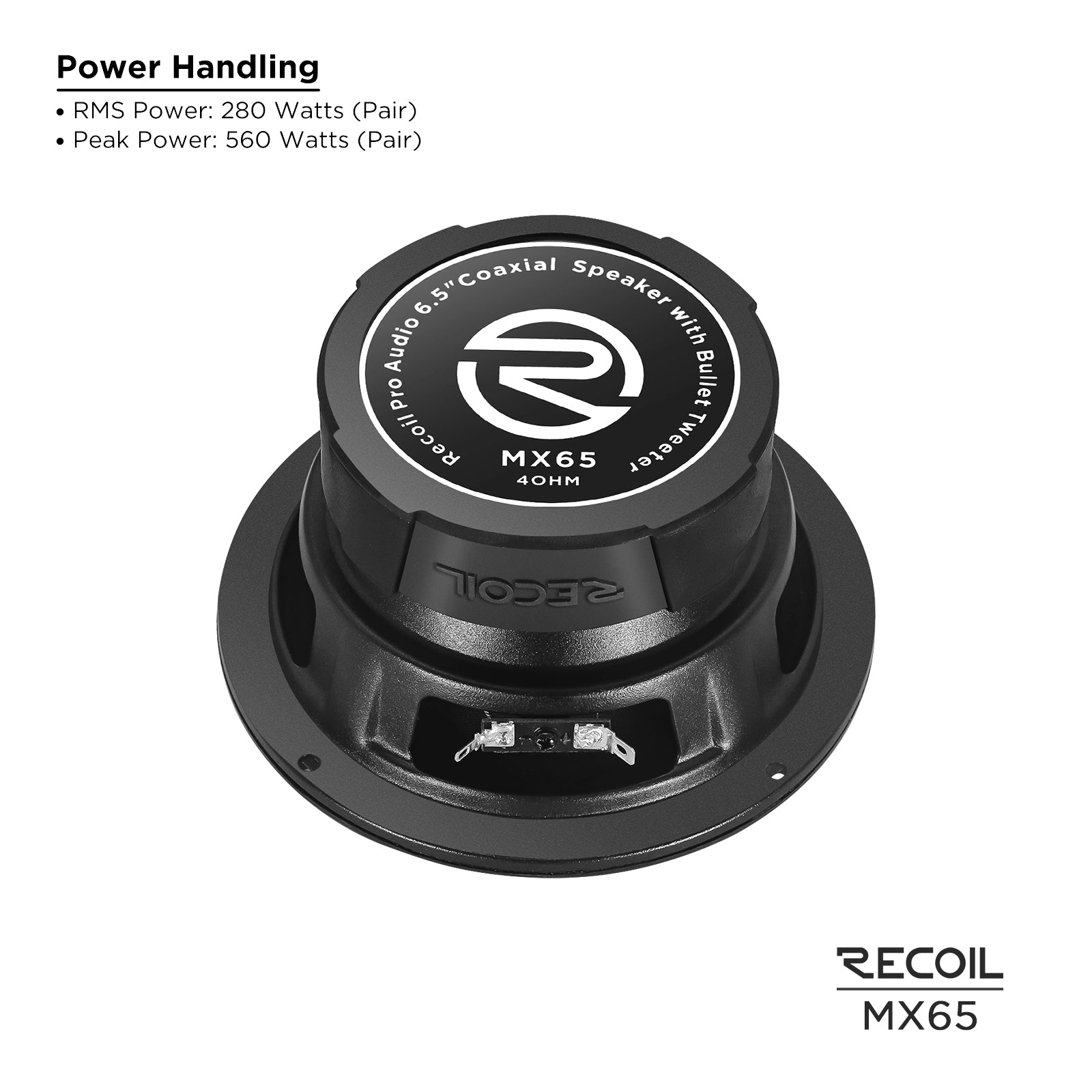 Recoil Audio MX65 Speakers product image at SMS Car Audio