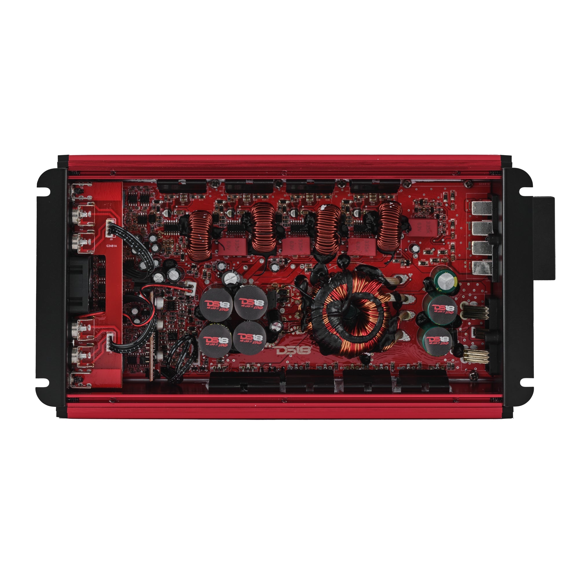 FRP Compact 4-Channel Full-Range Class-D Amplifier | 2400W RMS