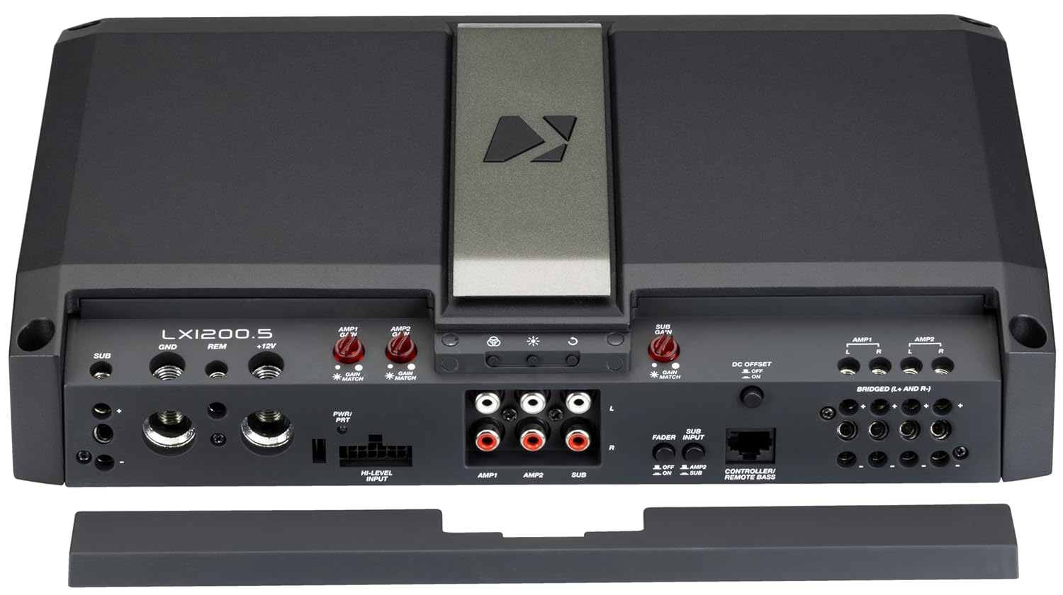51LX12005 KICKER LX-Series 1200.5 Premium 5-Channel Car Audio Amplifier 125Wx4 4 Ohm, 175Wx4 2 Ohm + Mono 500W 2 Ohm, 700W 1 Ohm