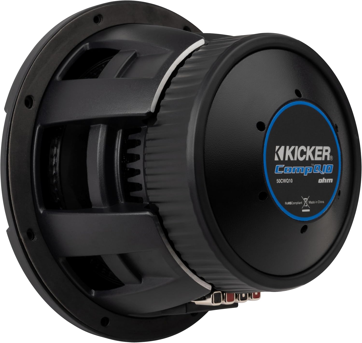 51CWQ102 KICKER 10" CompQ Q-Class Subwoofer Sub 800W RMS 2 Ohm DVC