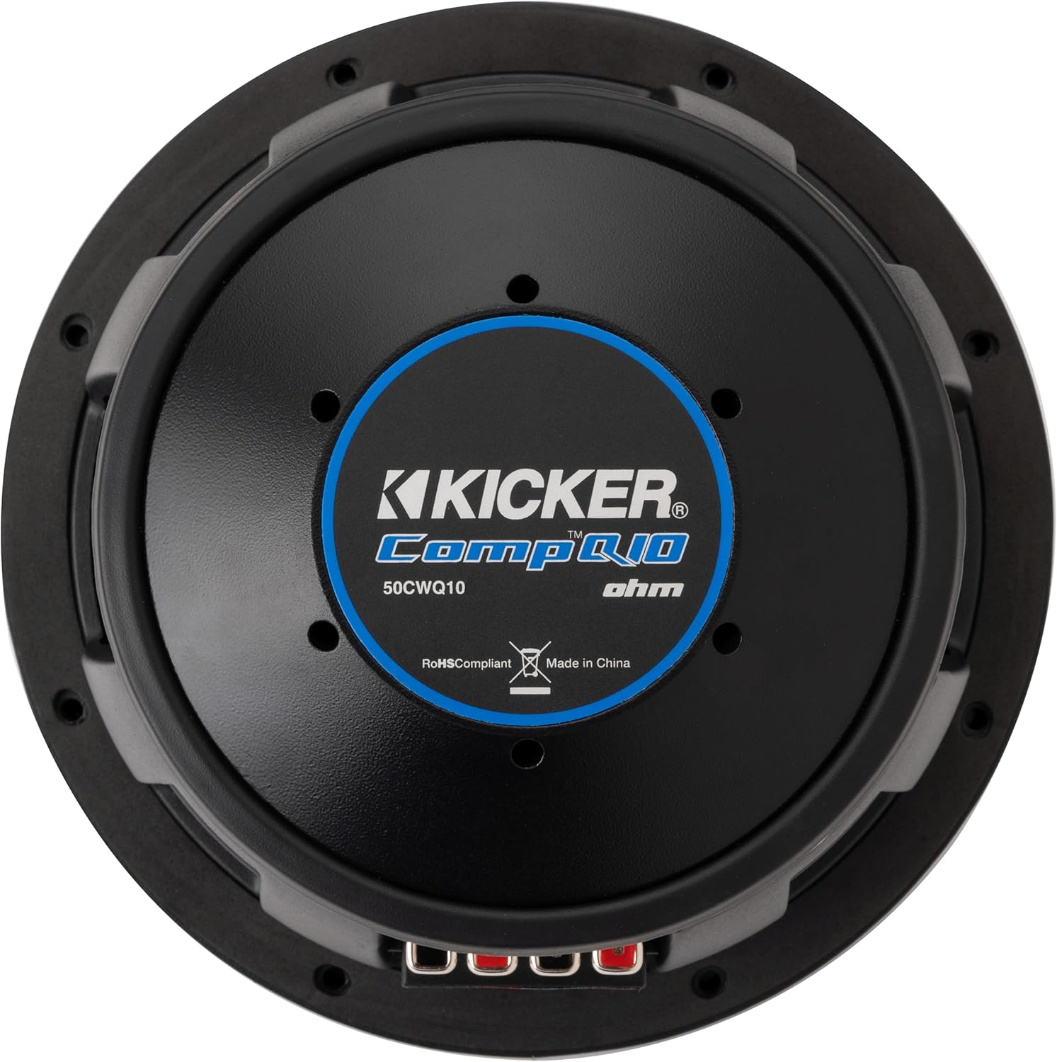 51CWQ102 KICKER 10" CompQ Q-Class Subwoofer Sub 800W RMS 2 Ohm DVC
