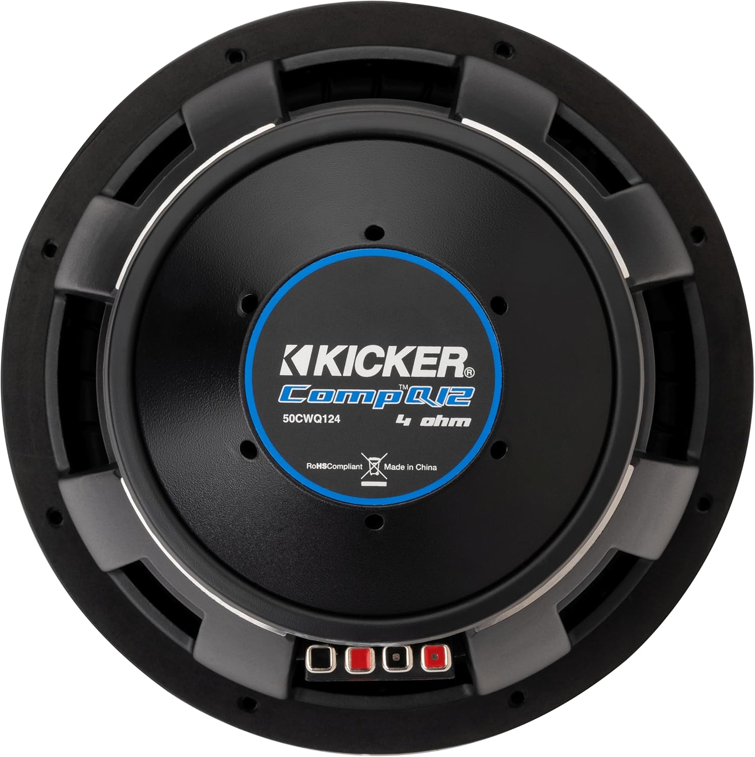 51CWQ124 KICKER 12" CompQ Q-Class Subwoofer Sub 1000W RMS 4 Ohm DVC