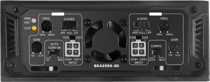 (USED) Cicada Audio BDA2000.4D 4 channel Motorcycle Audio Amplifier