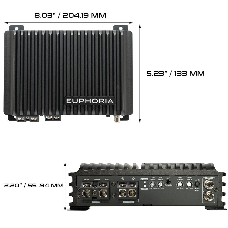 EUPHORIA EA1.1200 : Mono Class D Amplifier