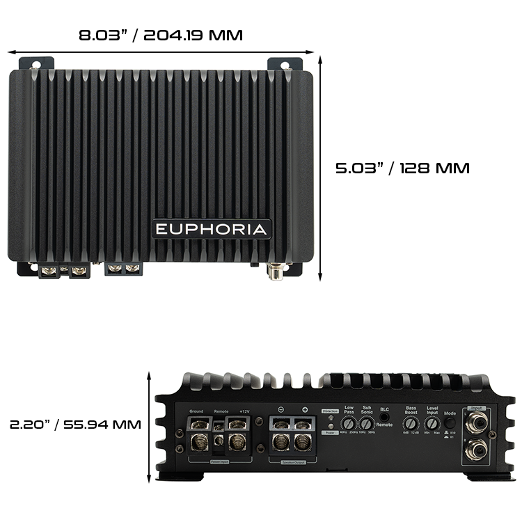 EUPHORIA EA1.600 :  Mono Class D Amplifier