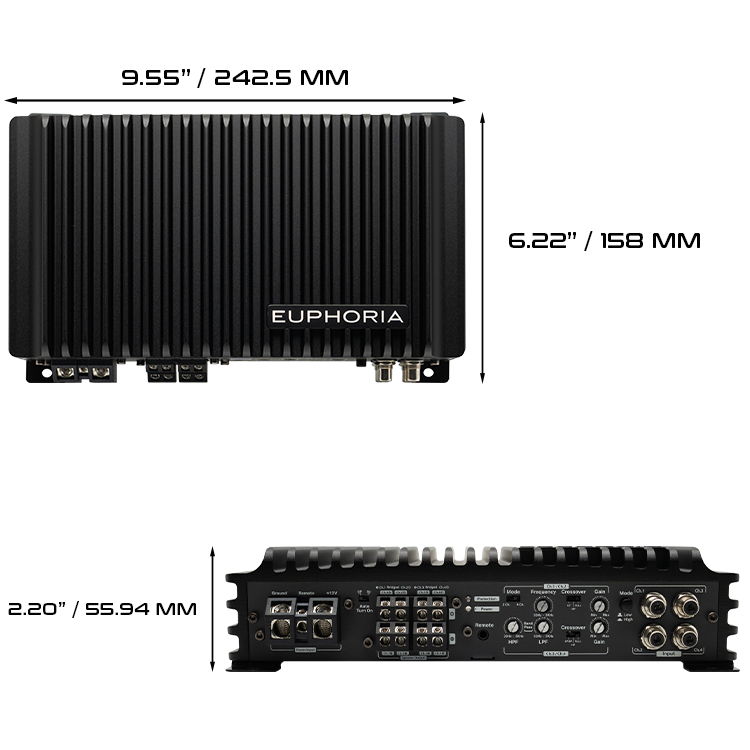 EUPHORIA EA.600 : 4-channel Class D amplifier