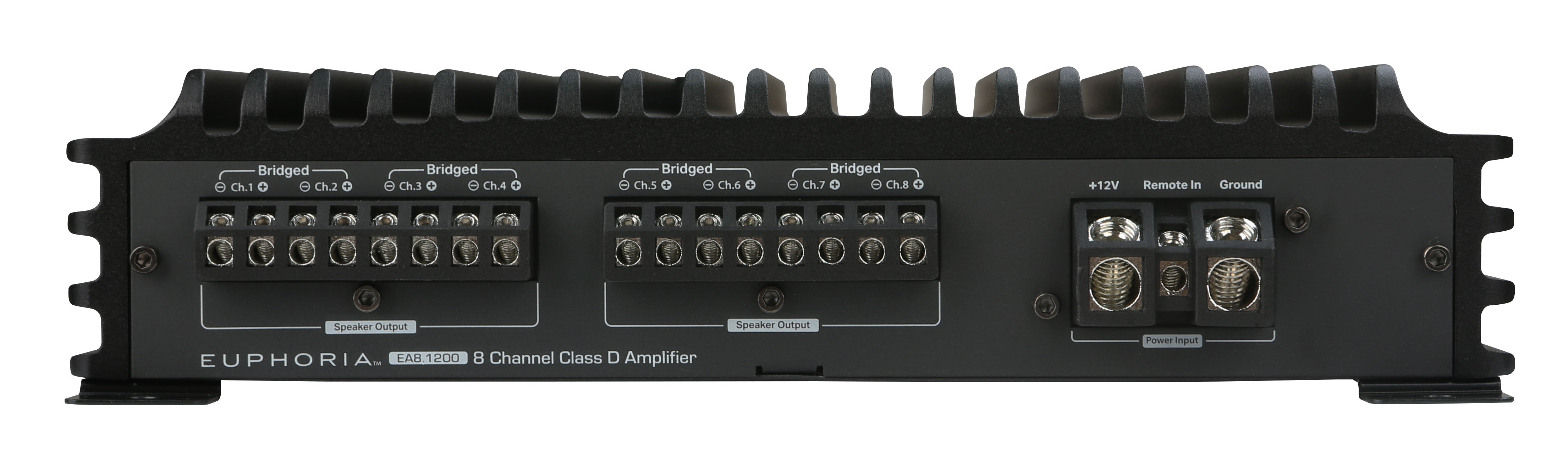 EUPHORIA EA8.1200 : 8-channel Class D amplifier