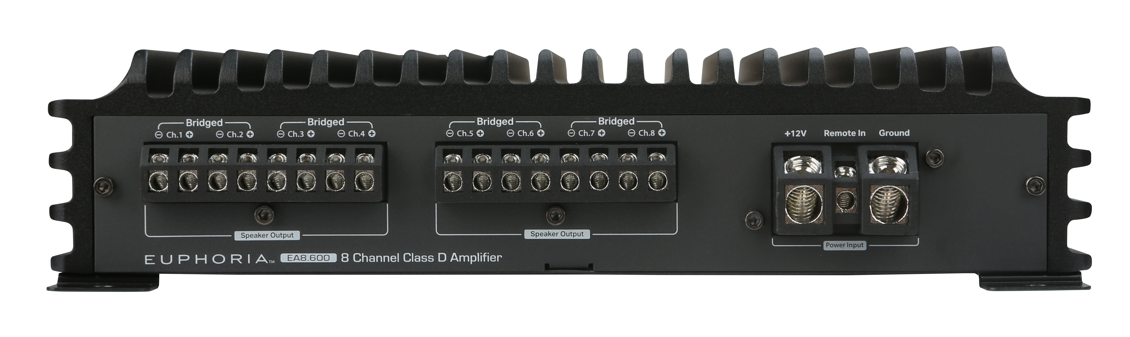 EUPHORIA EA8.600 : 8-channel Class D amplifier