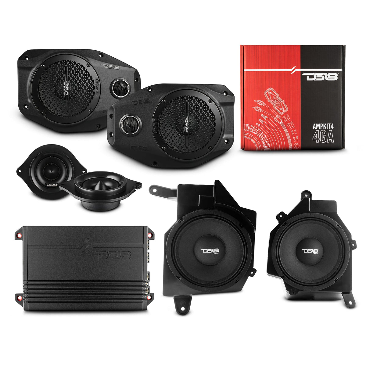 DS18 Stage 1 Jeep JL JLU JT 2018–2023 audio upgrade package