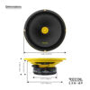 LX8-4P 8″ Pro Horn Coaxial Speaker – 320W Max, 95dB Sensitivity, 4Ω, Bullet Tweeter, 33oz Ferrite Magnet, 1.5″ KSV Voice Coil – High-Output Shallow Mount for Car, Truck, UTV, ATV, Golf Cart – Pair product image at SMS Car Audio