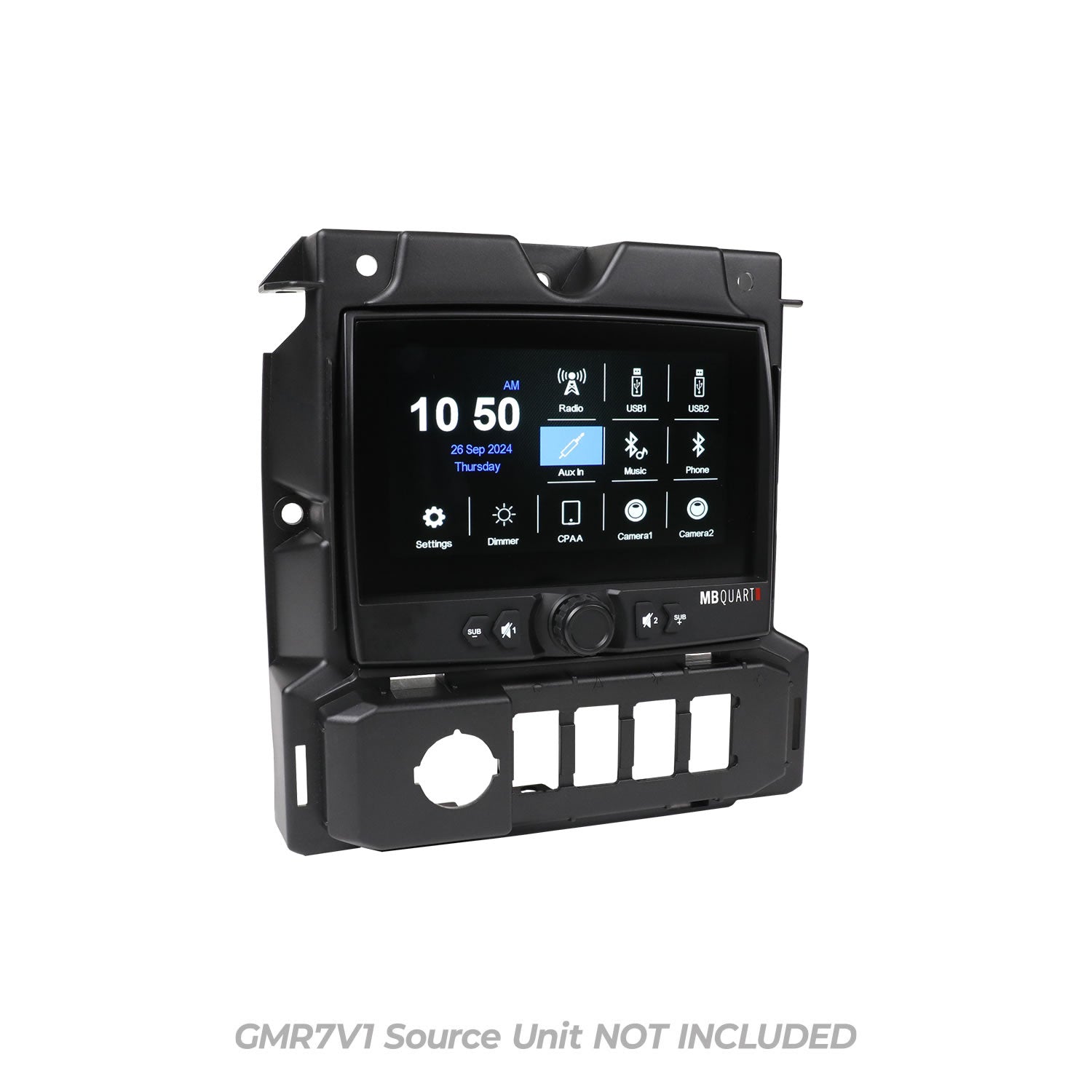 MBQS-RADM-1 Polaris Slingshot Tuned GMR-7V1 Source Unit Installation Kit