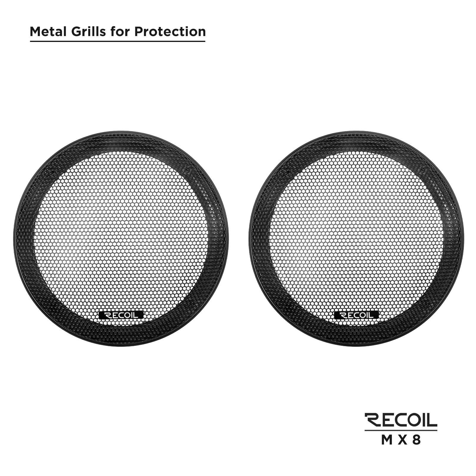 Recoil Audio MX8 8-Inch Pro Coaxial Speakers
