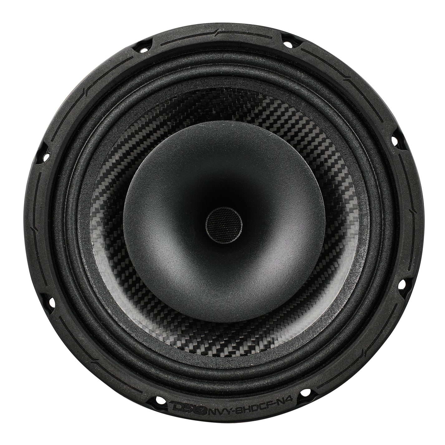 NVY 8" Water Resistant Carbon Fiber Cone Hybrid Loudspeaker with 3" VC Compression Driver and Neodymium Magnet | 400W RMS 4-Ohm