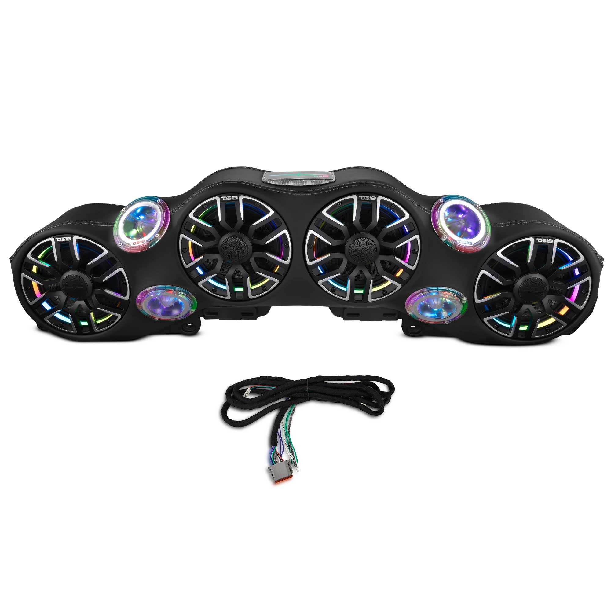 NVY Jeep JL/JLU/JT Loaded Sound Bar - 4x 8” NVY-M8 Speakers, 4x PRO-TW4LD Tweeters & LED Lighting