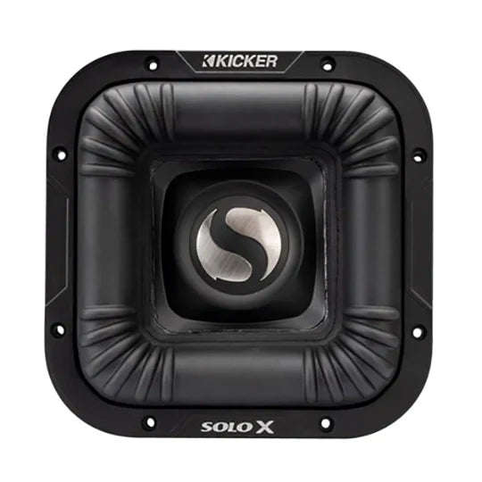49L7X81 KICKER Solo-X 8" L7X High Excursion SPL Competition Square Subwoofer Sub 800W RMS 1 Ohm DVC