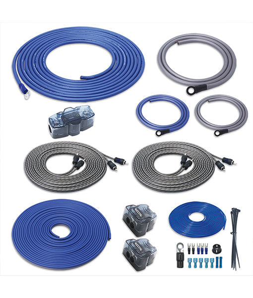 RC4D - 4 AWG Complete Dual Amp Installation Kit