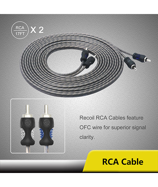 RC4D - 4 AWG Complete Dual Amp Installation Kit