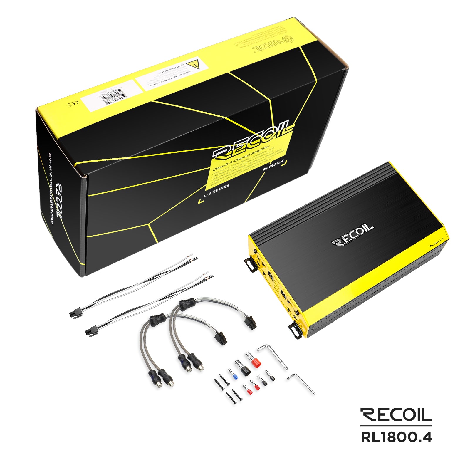 Recoil Audio RL1800.4 4-Channel Amplifier