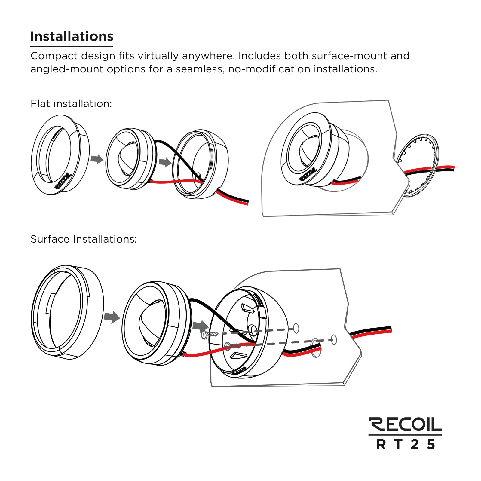Recoil Audio RT25 Pro Super Tweeters
