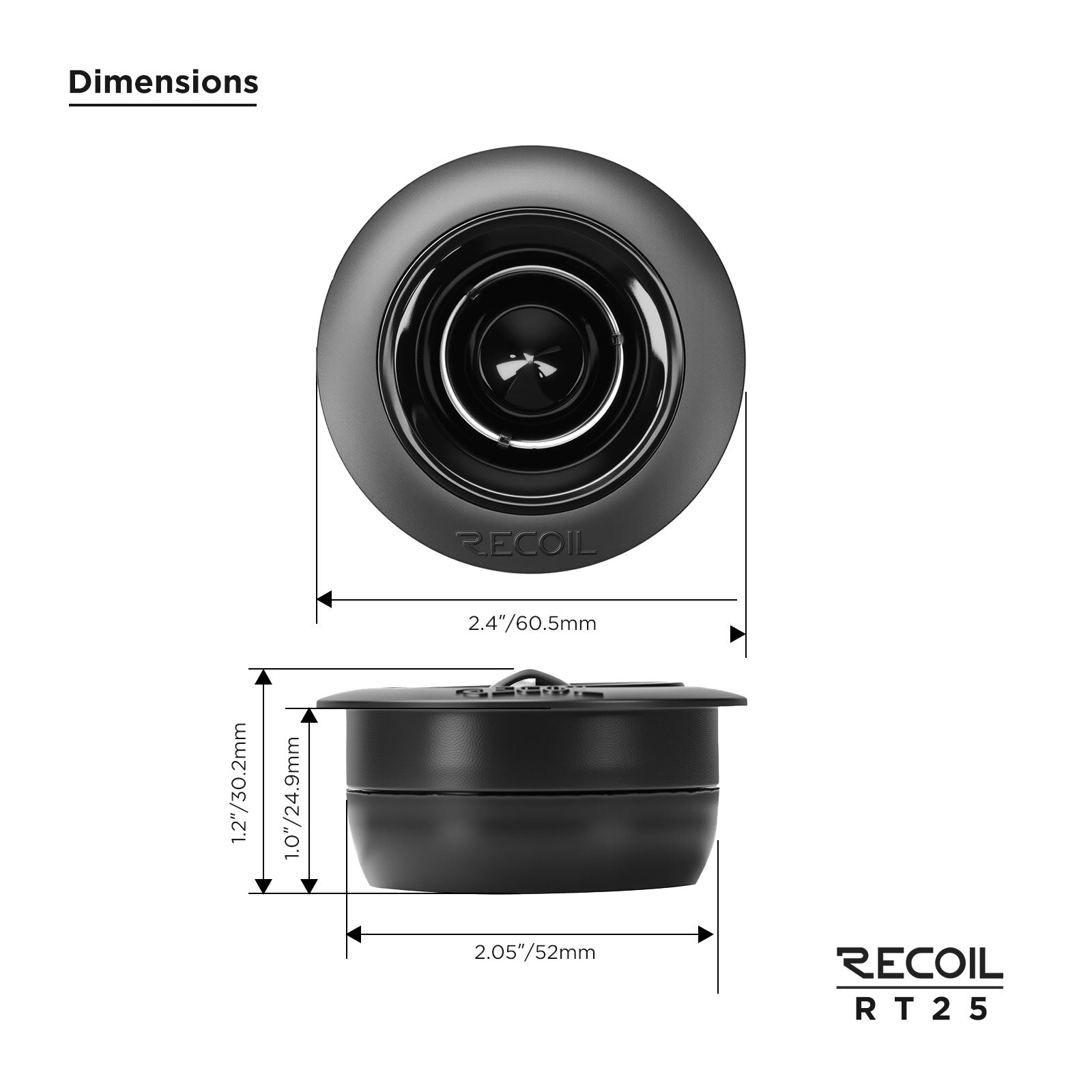 Recoil Audio RT25 Pro Super Tweeters