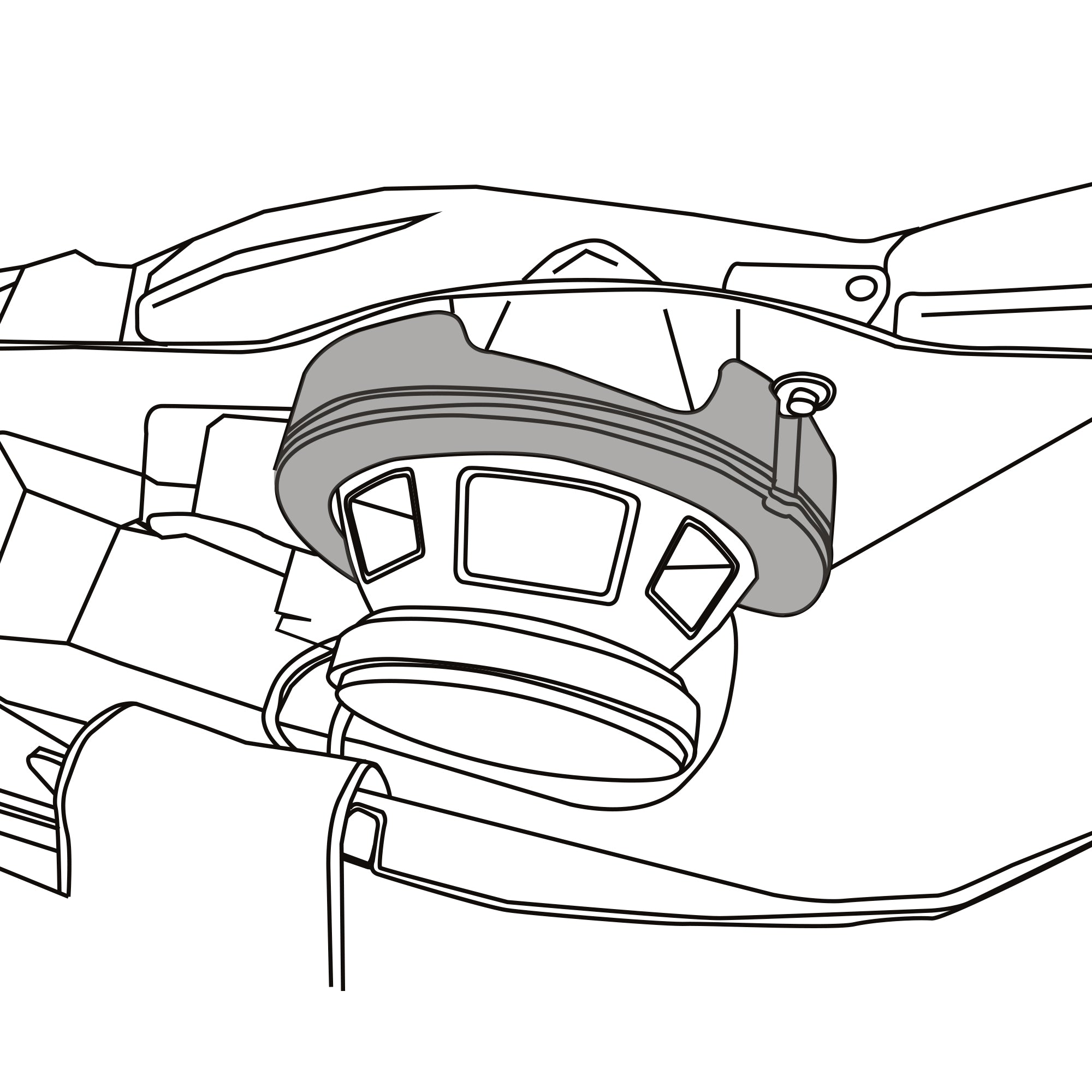 Harley Davidson 8" Saddlebag Speaker Adapter Kit for models 2014–2023