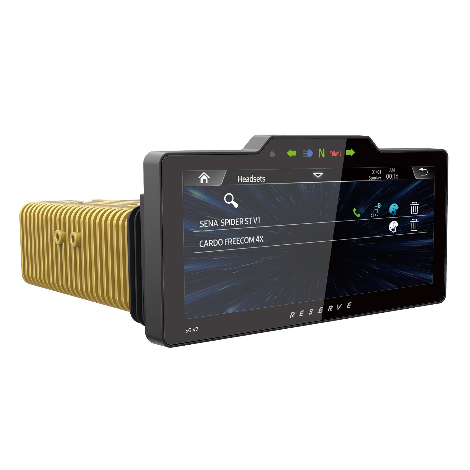 Soundstream Reserve SG-V2 Street Glide Head Unit rear view
