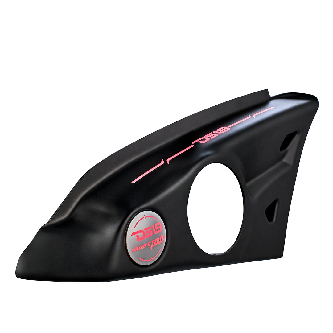 Polaris Slingshot Arm Rest Empty Enclosure With Digital Led Lights fits 2 x 6.5" Speakers | 2015 - Current