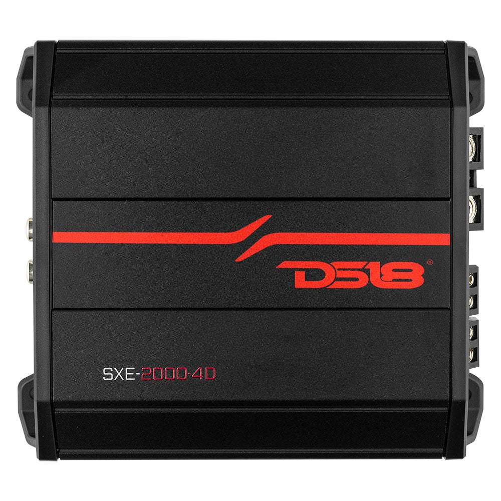 SXE Class D 4-Channel Amplifier 4 x 100 Watts Rms @ 4-ohm 2000 Watts