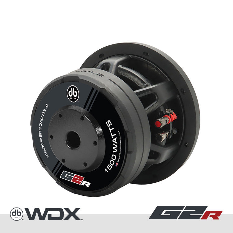 WDX8G2R.2 : 8 in. Dual 2-Ohm Subwoofer CLOSOUT