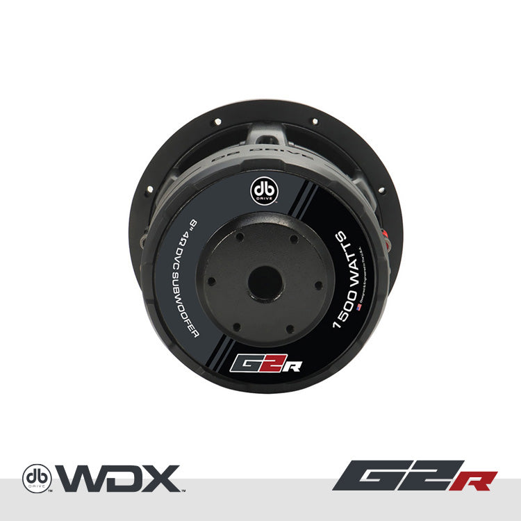 WDX8G2R.2 : 8 in. Dual 2-Ohm Subwoofer CLOSOUT