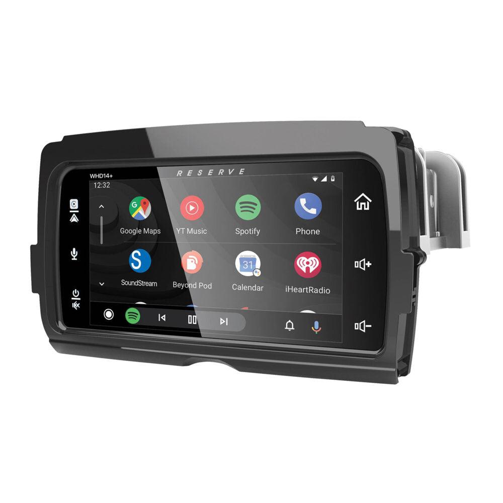 Soundstream Reserve WHD14+ Harley-Davidson Head Unit angle view