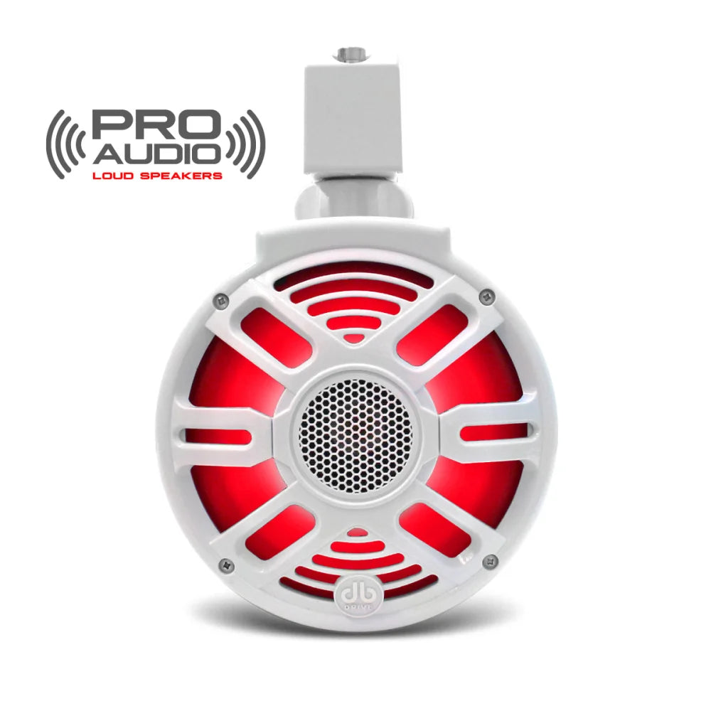 Apt8rgb-xlw: 8’’ Tower Loudspeakers W/rgb Accent Lighting