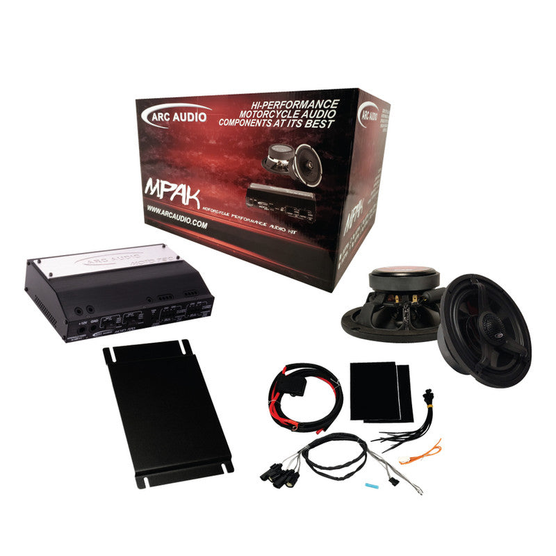 ARC Audio MPAK14-CX Harley 2014-2023 Motorcycle Audio Kit | SMS Car Audio
