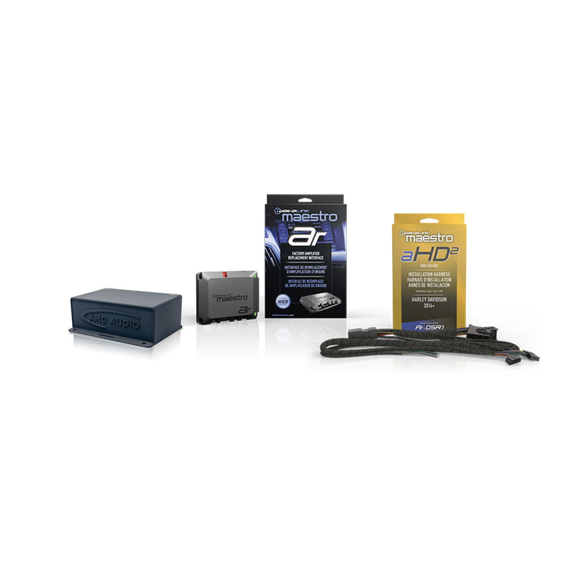 ARC Audio PSM-Pro with iDatalink Maestro AR Harley-Davidson DSP integration package