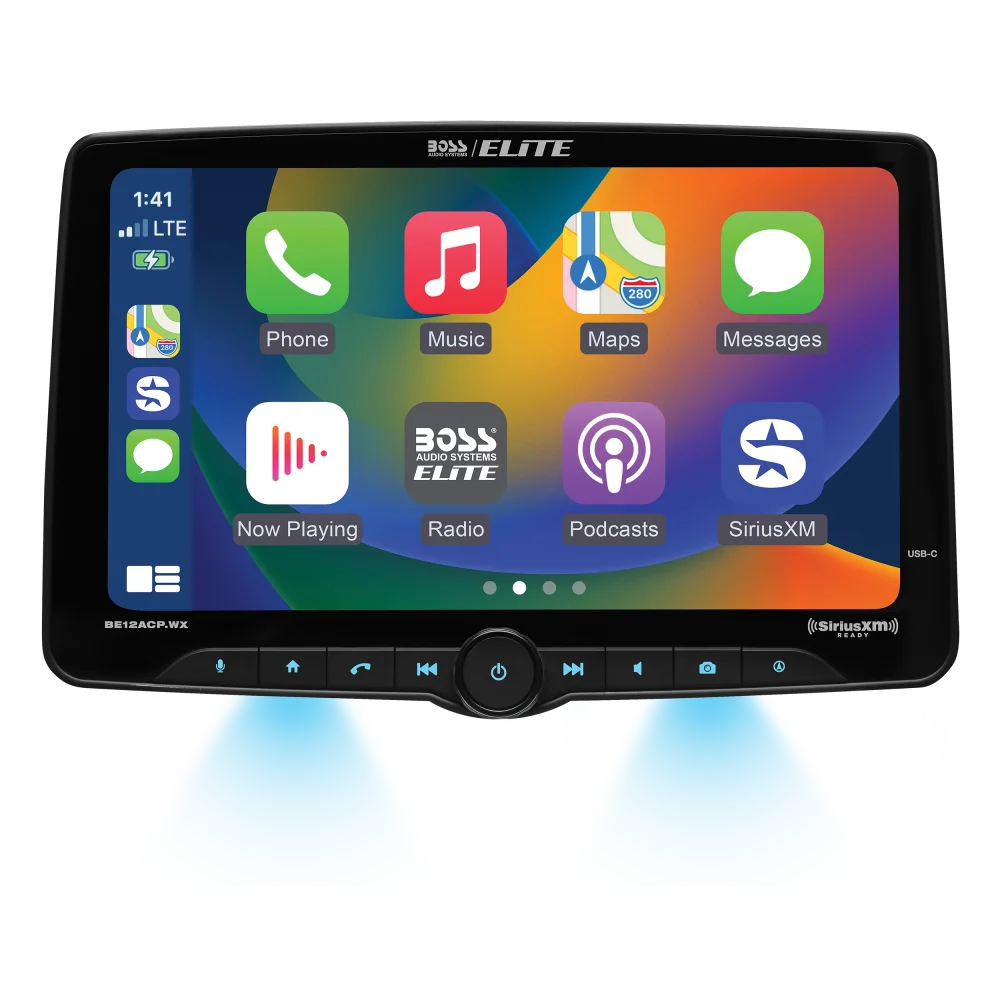 Be12acp.wx Boss Elite 12 Inch Floating Screen Radio Maestro