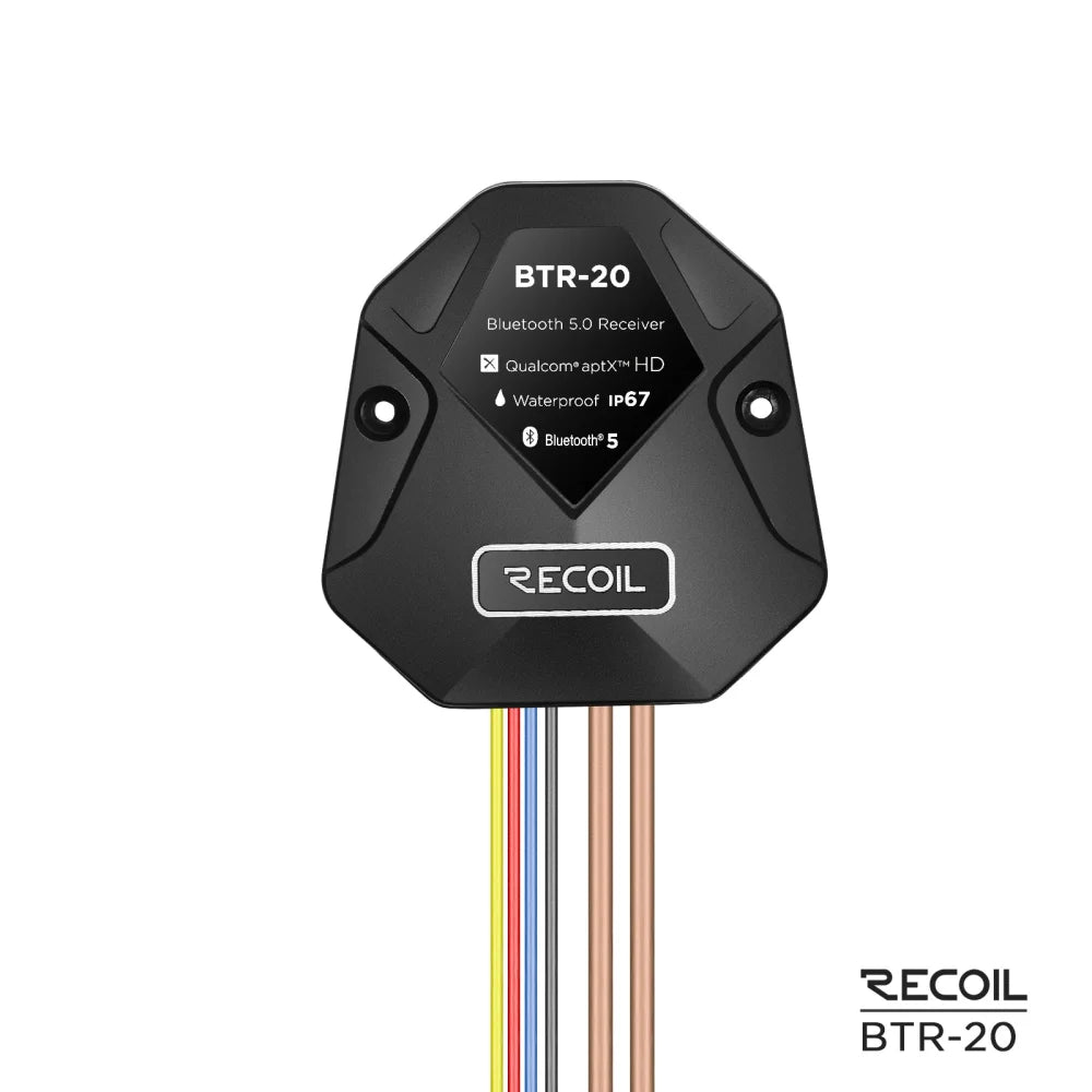 Btr-20 Waterproof Bluetooth Receiver - Recoil Audio