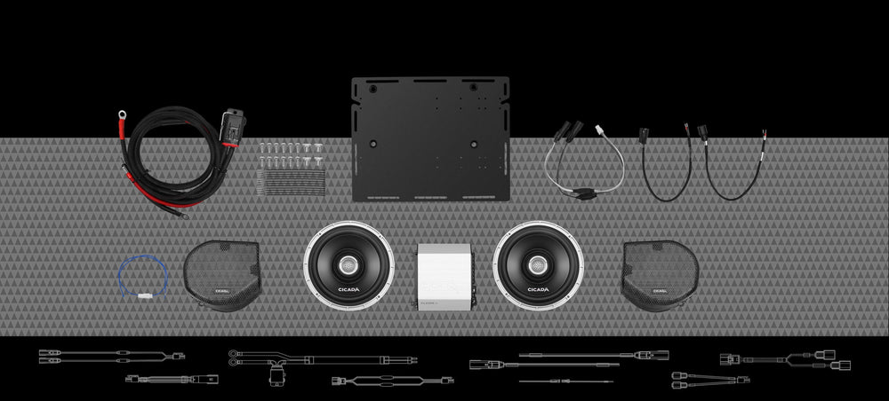 Cicada Audio 24FLXCX-4X2SG Level 1 2024+ Street Glide complete audio system
