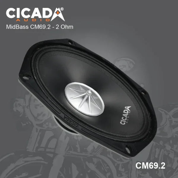 π Cicada Audio Cm69 β 6x9ββ 4Ο Mid-bass/mid-range Speaker