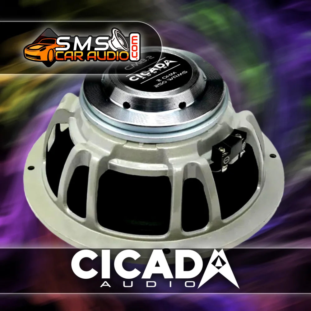 (new) Cicada Audio Cm8 Midrange Speakers 8’’ 4 Ohm Pair